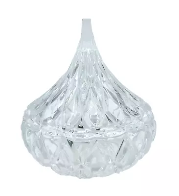 Shannon Crystal Ireland Candy Dish With Lid Hershey Kiss Shaped • $6.99