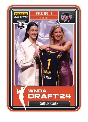 2024 Panini Instant Wnba Draft #1 Caitlin Clark Rc Rookie Indiana Fever Presale • $99.99