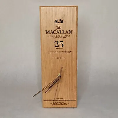 The Macallan 25yr Clock Battery Powered Original Box Art Fully FunctionalNew • $149.95