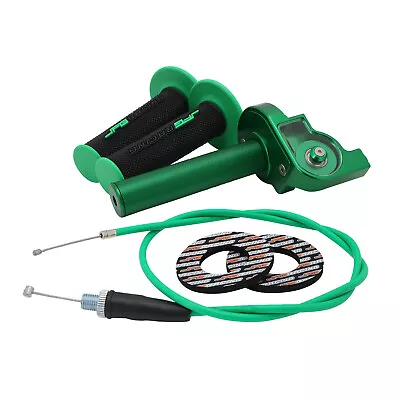 7/8  22mm Motorcycle Throttle Assembly Twist Throttle Grips For Dirt Bike Green • $39.49