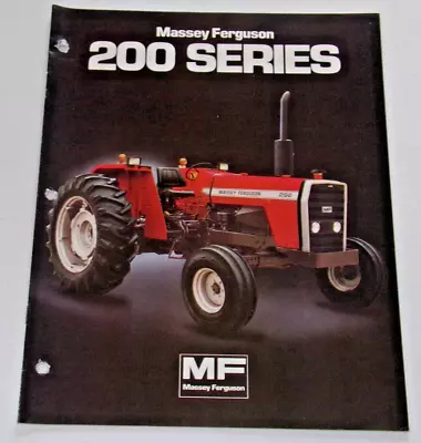 MASSEY FERGUSON 200 Series Tractors MF-240 250 270 290 298 Brochure Catalog • $9.99