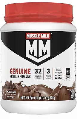 Muscle Milk 30.9 Oz Chocolate Protein Powder (60726-50327) • $10