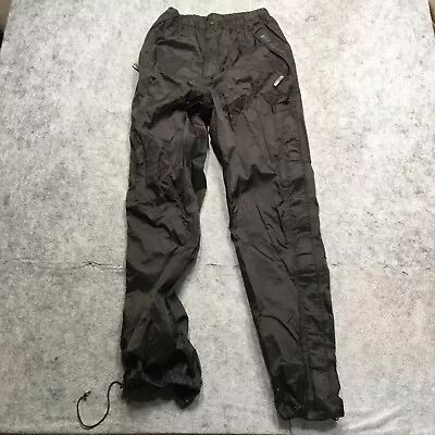 REI Elements Rain Pants MEns Small S Black Waterproof Packable Lightweight • $29.95