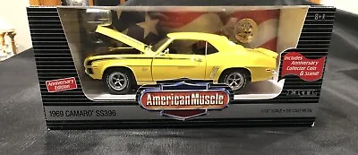 ERTL American Muscle 1969 Chevy Camaro SS396 Anniversary Edition 1 :18 Scale • $55