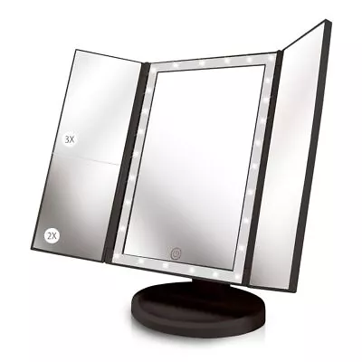 Backlit Makeup Vanity Mirror 36 LED Lights Original - Midnight Black  • $21.29