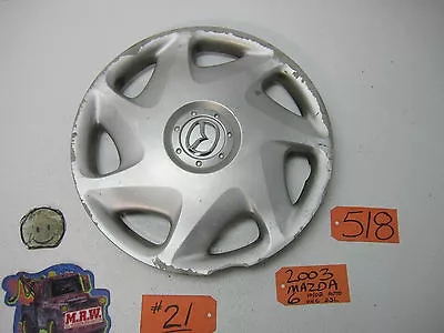 HUBCAP WHEEL COVER HUB CAP 16 RIM CENTER 7 SPOKE GK2A37170 CAR For 03 04 MAZDA 6 • $24.94