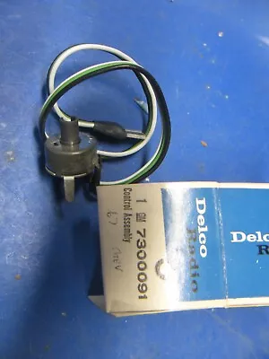 1967 Impala Nos GM Delco Rear Speaker Fader Control Switch 7300091 NO RUST • $45