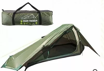 Summit Eiger Trekker 2 Man Person Double Fishing Hiking Camping Tent Quick Easy • £48.90