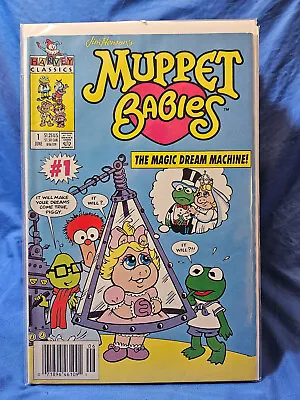 MUPPET BABIES #1 1992 Harvey Comics The Magic Dream Machine VF+ • $3.99