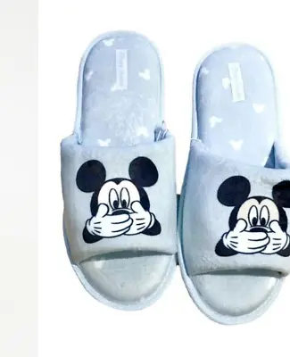 £8.50 • Buy SALE!   MICKEY MOUSE DISNEY SLIPPERS George 3 4 5 6 7 8 Womens Slides Mules NEW!