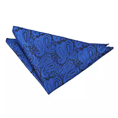 Blue Handkerchief Hanky Solid Plain Plaid Patterned Floral Spotted Stripe By DQT • £3.99