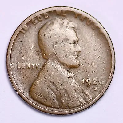 1926-S Lincoln Wheat Cent Penny LOWEST PRICES ON THE BAY!  FREE SHIPPING! • $14.73