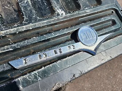 1956 Ford F100 Hood Emblem Rh 16720 A Oem • $35