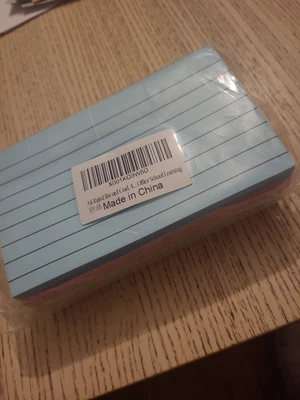 £1.50 • Buy Herlitz A6 Ruled Record Card - Assorted Colours (200 Pieces)
