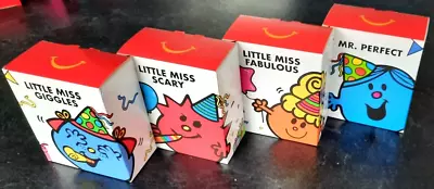 2021 McDonalds - Mr Men Plush HappyMeal Toys X 4 • £5.99