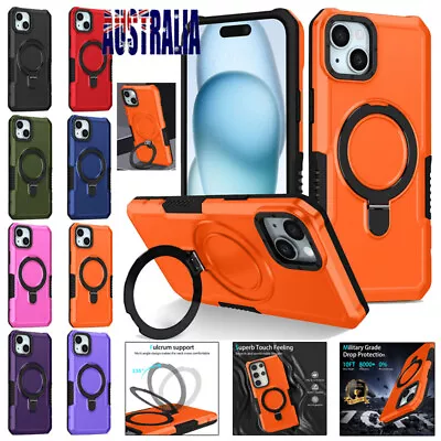 Tough Ring Case Heavy Duty Cover For IPhone 15 14 13 12 11 Pro XR Max 8 7 Plus • $12.29