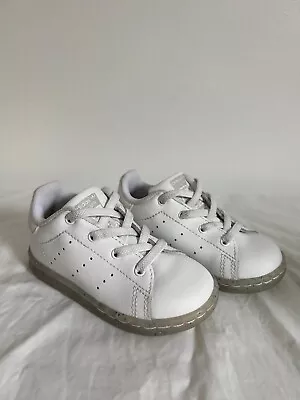 $49.95 • Buy Adidas Kids Stan Smith Shoes W Glitter Sole — Worn Once — EUR 22 — RRP $90.00