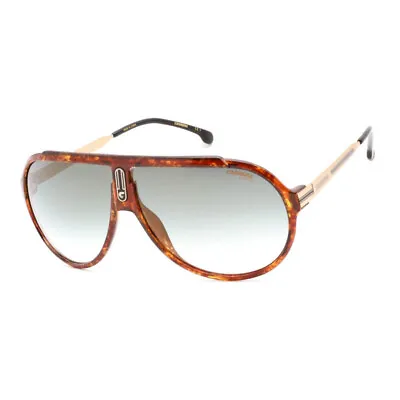 Carrera ENDURANCE65/N 0086 D6 Havana Sunglasses W/Green Shaded Gold Mirror Lens • $125