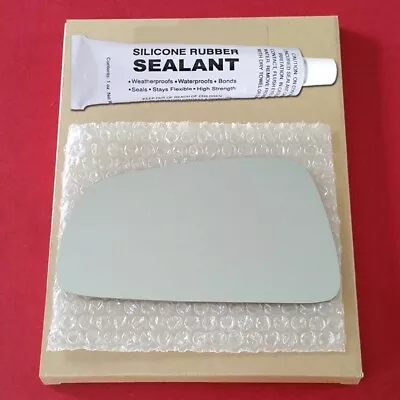 Mirror Glass Replacement + Silicone Adhesive For 99-03 Mitsubishi Galant Driver • $19.95