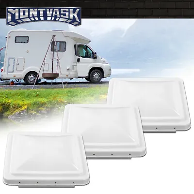 3pcs Camper RV Trailer Elixir Top Roof Vent Cover Lid Replacement 14  X 14  • $33.84