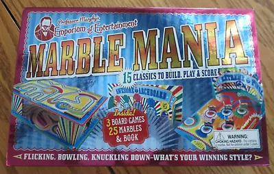 Professor Murphy's Marble Mania By Parragon Books Complete – Extra Marbles • $12