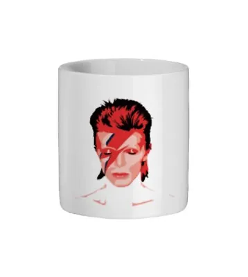 David Bowie Ceramic Mug Ziggy Stardust Aladdin Sane Rock Music Heroes Jean Genie • £15