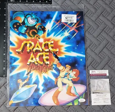 Don Bluth Signed Space Ace 11x14 Photo JSA COA 1983 LaserDisc Video Arcade Game • $179.99