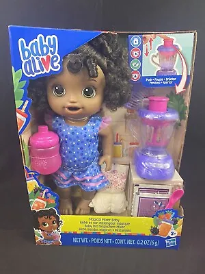 Baby Alive Magical Mixer 14  Girl Baby Doll Berry Shake With Blender With Extras • $51.38