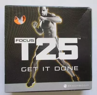 Beachbody's FOCUS T25 - Get It Done - Alpha + Beta (2013; 9 DVDs Plus Booklets) • $12.99