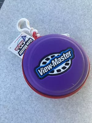 VIEW-MASTER Purple Hard Shell Zippered Storage Carry Case - Holds 50 Reels 2003 • $12.95