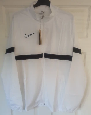 £18.50 • Buy Men's Nike Dri-Fit Full Zip Track Top Track Jacket White Large RRP £35