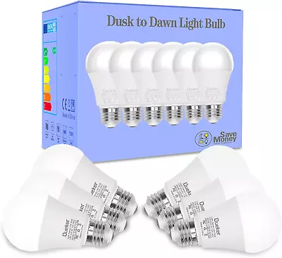 Dusk To Dawn Light Bulbs Outdoor Light Sensor Bulbs 12W (100 Watt 6 Pack • $27.99