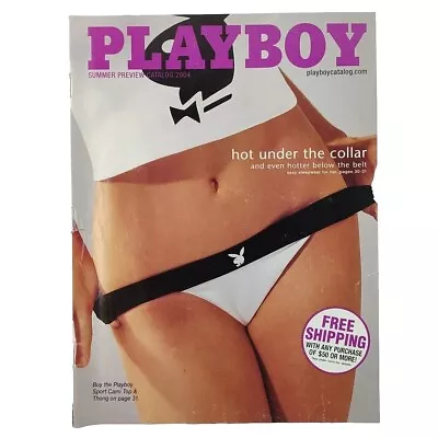 Playboy Catalog Summer Preview 2004 Magazine Man Cave Sexy Ladies Lingerie Vtg • $4.19