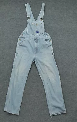 Big Smith  Overalls Mens 32x30 Blue Striped Pants Imperial Railroad • $37.77