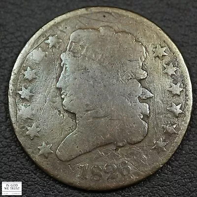 1826 Classic Head Copper Half Cent 1/2C - Scratches • $37