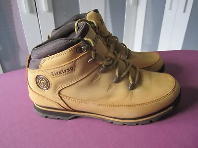 Mens Firetrap Rhino Boots Size 7.5 Leather Honey/Brown Used Once Excellent Cond • £4.99