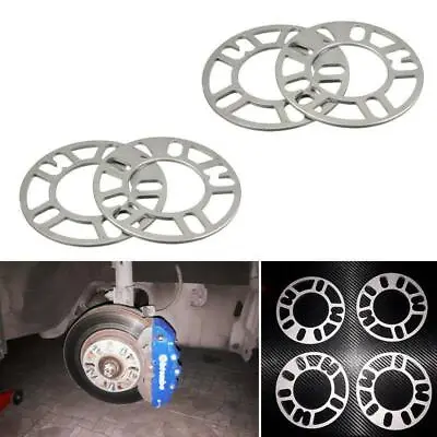 4PCS 5mm Alloy Aluminum Wheel Spacers Adaptor Shims Plate 4/5 Stud For Car Parts • $24.59