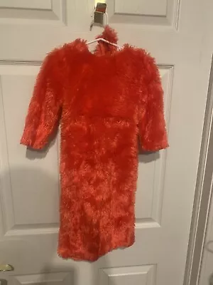 Sesame Street Plush Elmo Costume Toddler Size 2T Red Faux Fur • $23.99