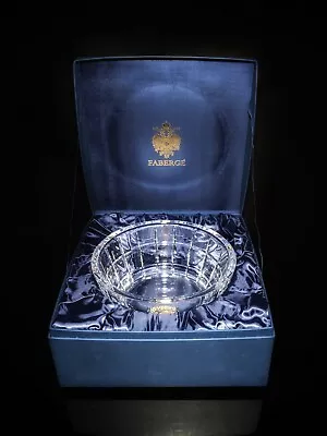 Faberge Metropolitan Crystal Bowl 9  NIB • $375.25