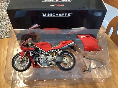 Minichamps 1:12 Ducati Motorcycle-Red Street Version Boxed Ex- Display • £155