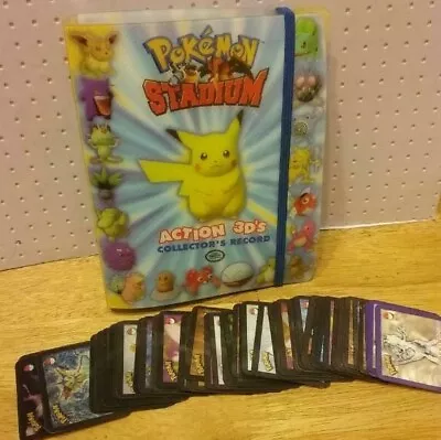 $3.20 • Buy Pokemon Stadium Action 3D Individual Tazo Cards - Pick From Card List FREE POST!