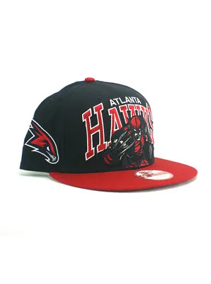 New Era NBA Atlanta Hawks 9fifty Snapback Hat Wolverine Marvel Comics Black Red • $31.45