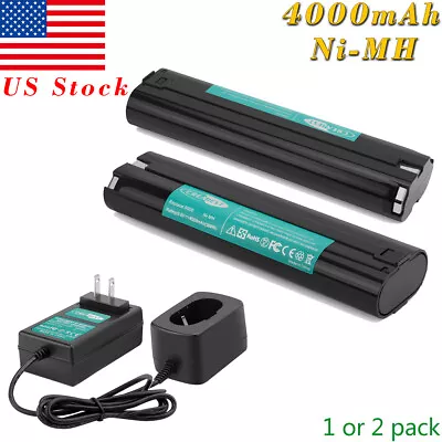 Creabest 4Ah 9.6V Ni-MH Battery /Charger For Makita 9000 9001 9600 4190D 193890  • $20.90