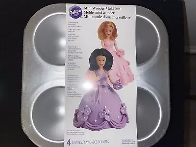 Wilton Mini Wonder Mold Doll Dress Baking Pan Brand New Sealed • $19.30