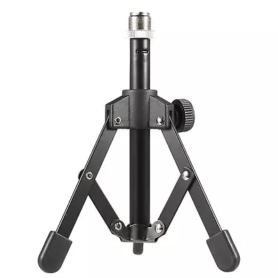   Foldable Desktop Tabletop Tripod Microphone Mic Stand Holder S2R8 • $13.39