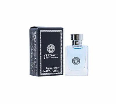 Versace Pour Homme Mini Cologne For Men 0.17 OZ 5 Ml Brand New In Box • $9.98