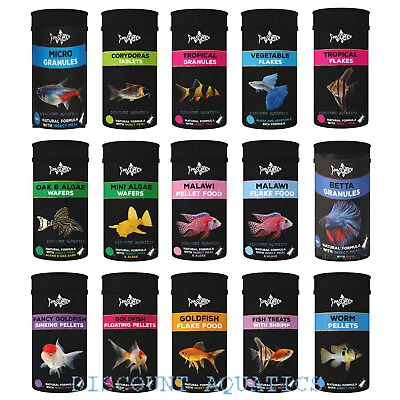 Tropical Fish Food FISH SCIENCE Aquarium Flakes Pellets Granules Algae Wafers • £4.95