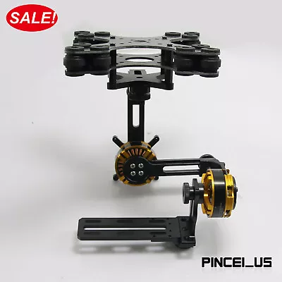 Mini DSLR 2 Axis Brushless Gimbal +Motor+Controller For NEX5/6/7 FPV Photography • $166.25