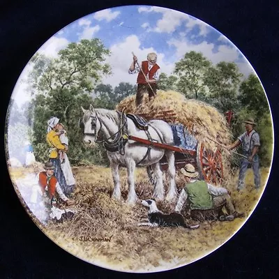 £4.50 • Buy BradEx Wedgwood 8  Plate Life On The Farm By John L Chapman: Haymaking - Horse