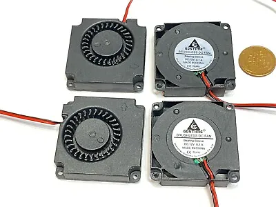 $13.18 • Buy  4 Pieces 12V 2Pin DC 40mm X 10mm 4010 Blower Radial Cooling 4cm Fan C4